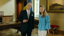 La Princesse Elisabeth visite le plateau de tournage du discours royal