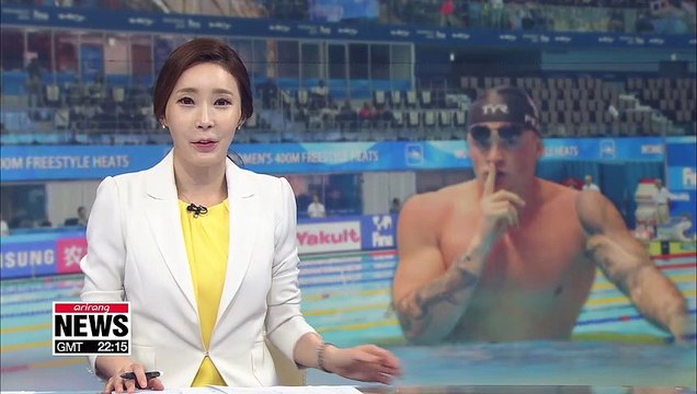 Adam Peaty of Britain breaks own world record in 100m breaststroke with time of 56.88 seconds