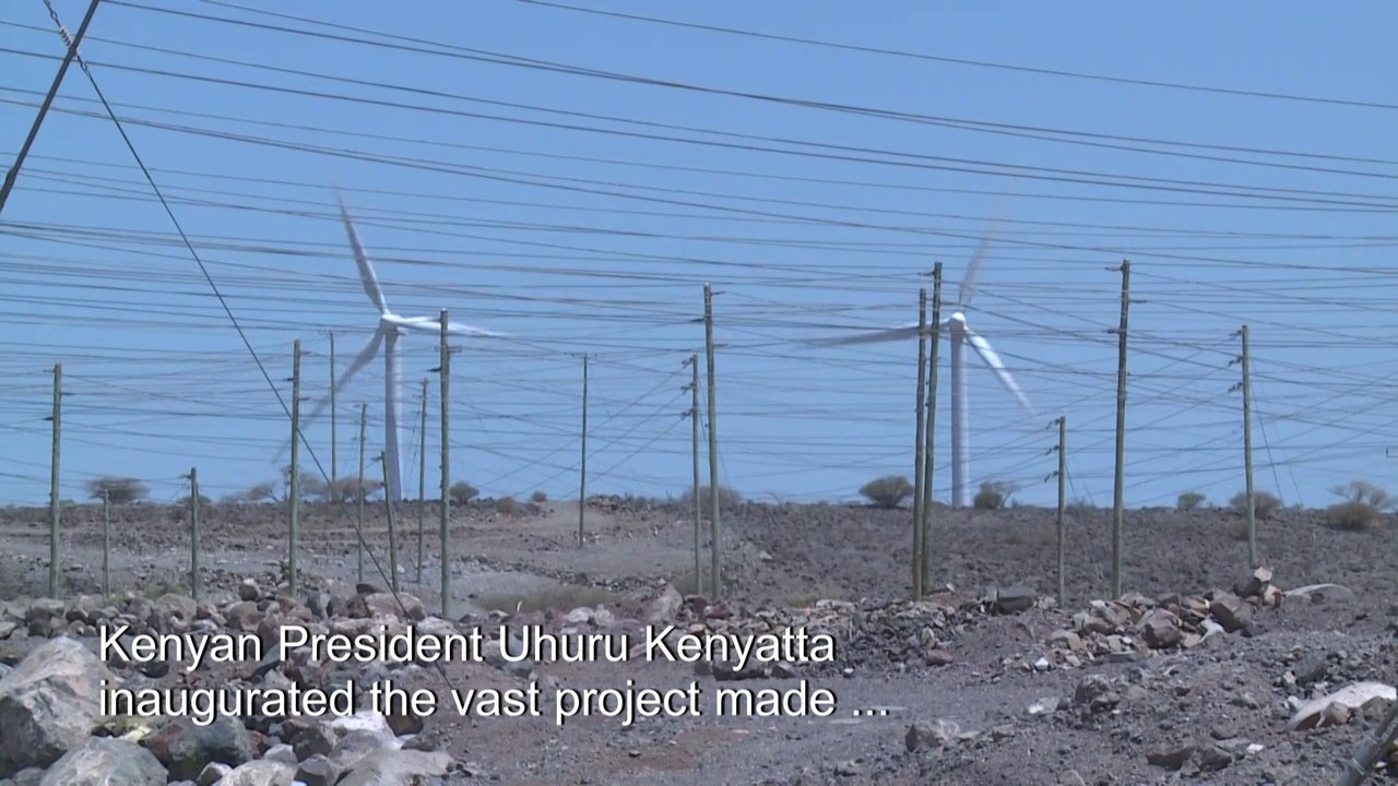 [WATCH] Kenya launches Africa's biggest wind farm