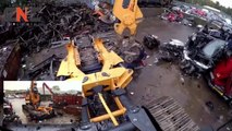 5 Dangerous Caterpilllar Biggest Excavator Powerful Machines Monster Hydraulic Scrap Metal Shearing