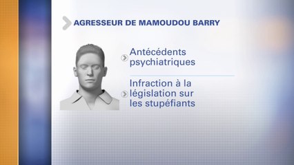 Rouen: l'agresseur présumé de Mamoudou Barry placé en garde à vue avant d'être hospitalisé