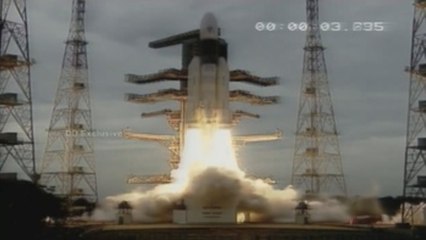 La India lanza con éxito su misión Chandrayaan-2 al inexplorado polo sur de la Luna