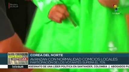 Avanzan con tranquilidad comicios locales en Corea del Norte