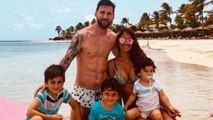 Lionel Messi plays football with an 11-year-old fan on a beach | Oneindia Malayalam