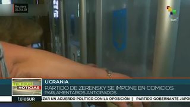 Partido del pdte. ucraniano gana las parlamentarias anticipadas