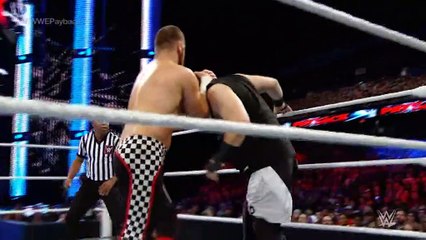 kevin owens vs sami   zayn + the miz vs cesaro payback 2016