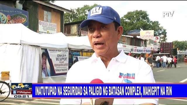 Ipinatutupad na seguridad sa paligid ng Batasan Complex, mahigpit na rin #SONA2019 #TatakNgPagbabago