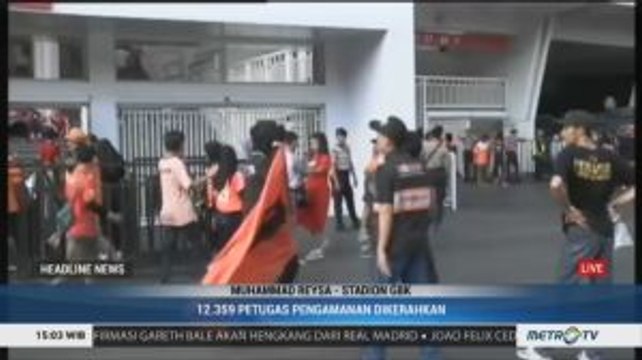 Stadion GBK Mulai Dipadati Suporter Jelang Laga Persija VS PSM