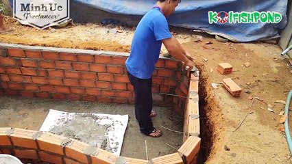 Cách làm hồ cá Koi phần 1: Đi đường ống lọc [How to build a koi fish pond]