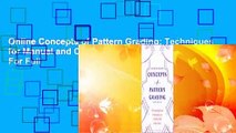 Online Concepts of Pattern Grading: Techniques for Manual and Computer Grading  For Full