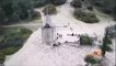Drones fly illegally over mills of Daudet -France lost Places