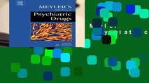 [NEW RELEASES]  Meyler s Side Effects of Psychiatric Drugs
