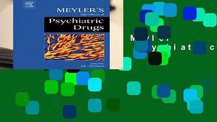 [NEW RELEASES]  Meyler s Side Effects of Psychiatric Drugs