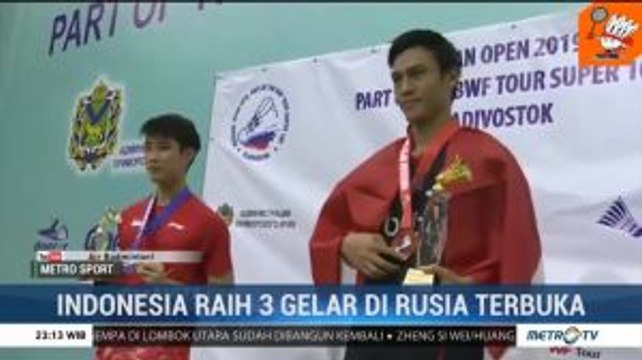 Indonesia Raih 3 Gelar Juara di Russian Open 2019