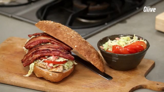 베이컨 샌드위치 & 당근 수프 마무리