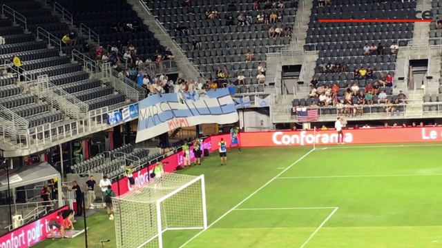 Les supporters de l'OM aux États-Unis ont mis l'ambiance à l'Audi Field
