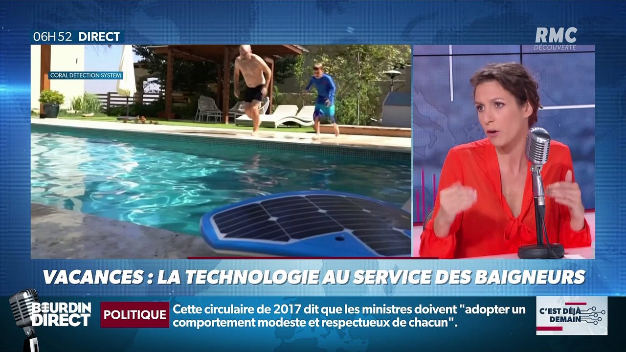 La chronique de Nina Godart : Vacances, la technologie au service des baigneurs - 22/07