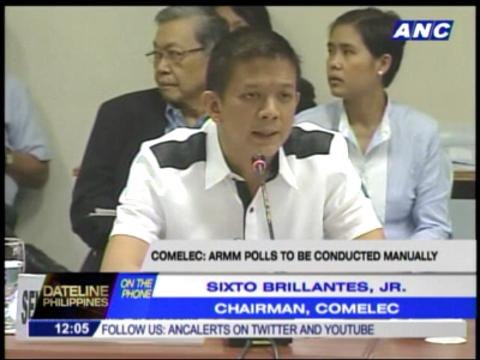 Comelec to Senate: Act now on bill to defer ARMM polls