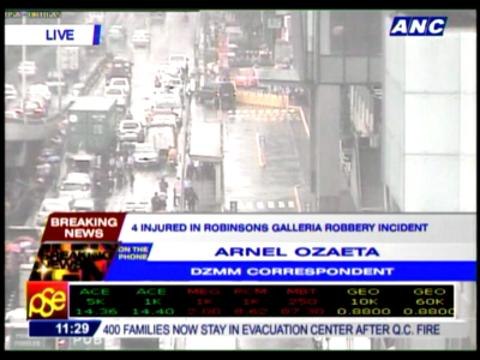 Blast hits Robinsons Galleria, injures 4