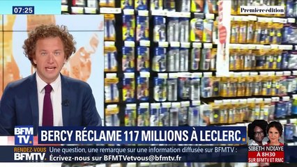 Bercy réclame 117 millions à Leclerc