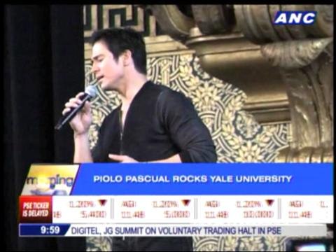Piolo Pascual rocks Yale University