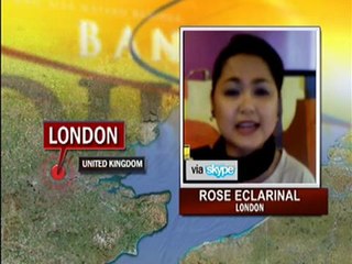 London riots captured on video