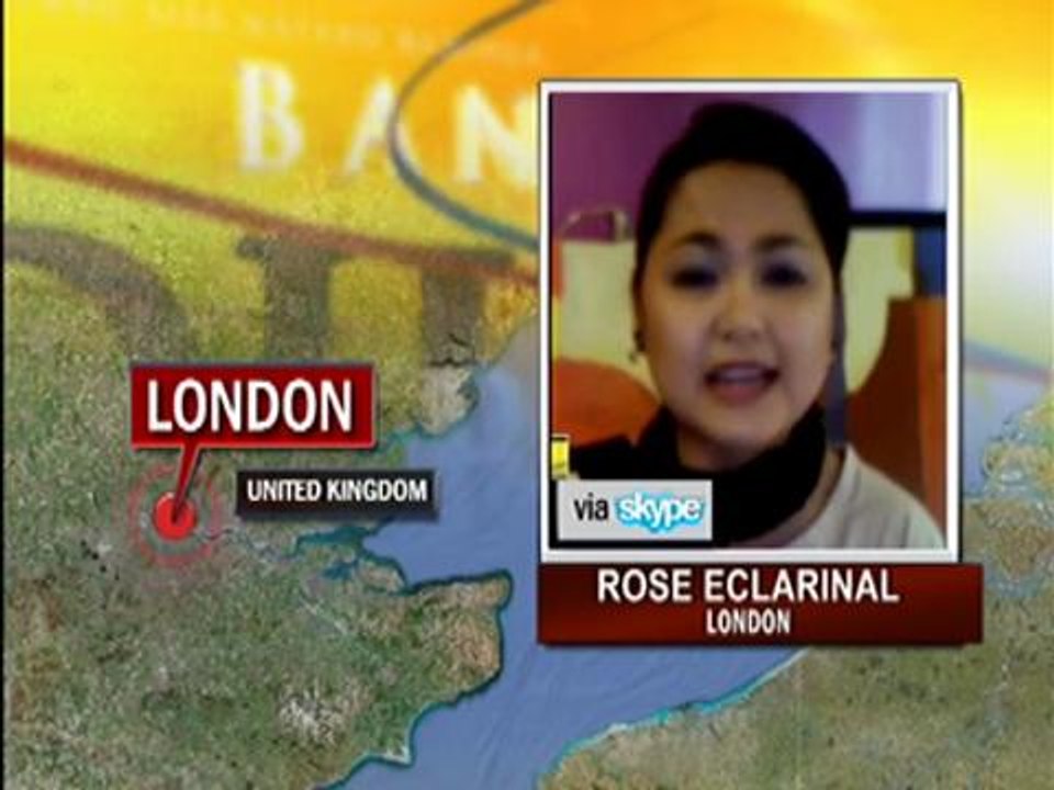 London riots captured on video