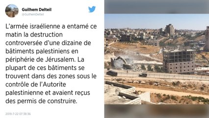 Israël entreprend la démolition de maisons en limite de Jérusalem