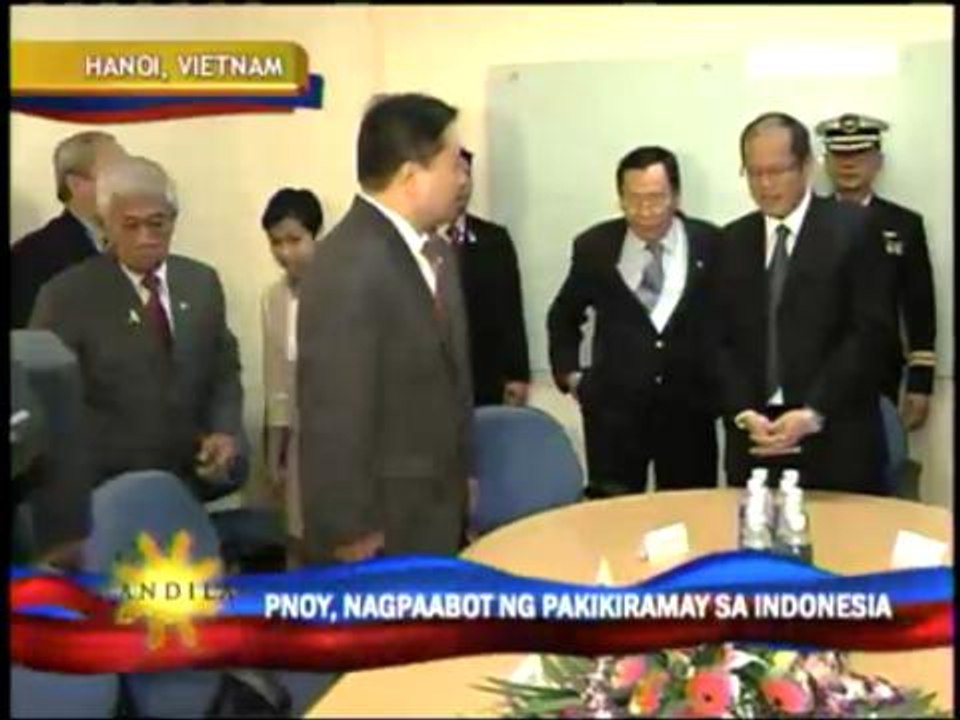 Pnoy extends condolences to Indonesia