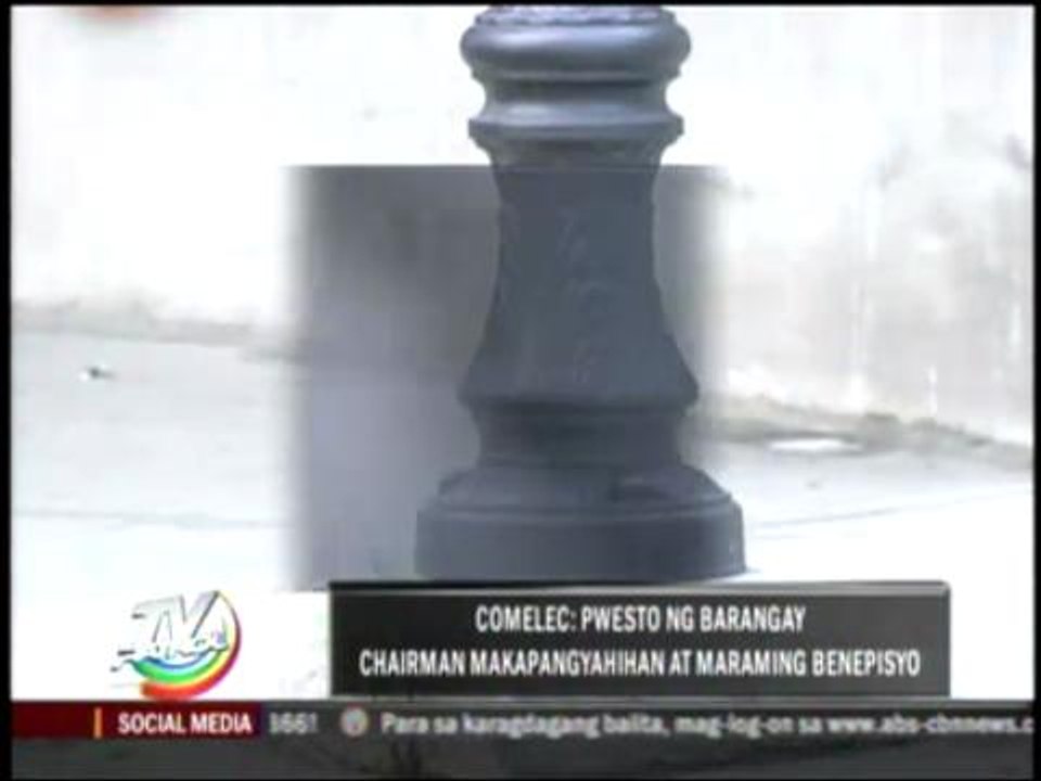 Why some people want to be barangay chairman?