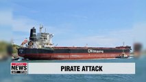 S. Korean container ship attacked by pirates Monday near Singapore Strait