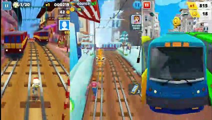 Download Video: Subway Surfers VS Subway Princess Runner VS Subway Runners Dash