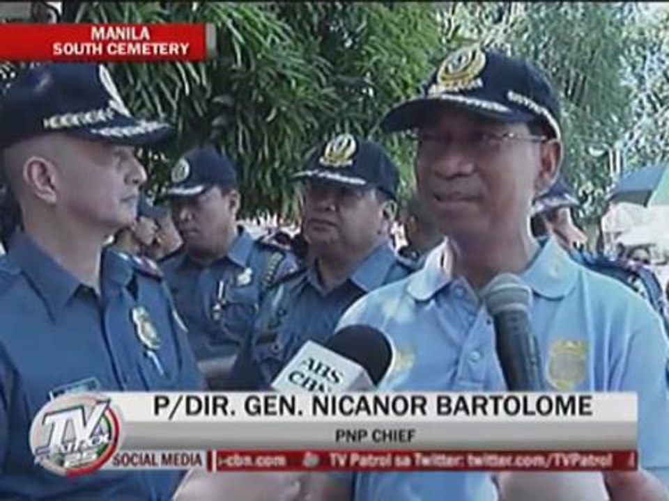 Fewer visitors at Manila South Cemetery this year