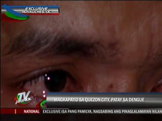 Father loses 2 young sons to dengue