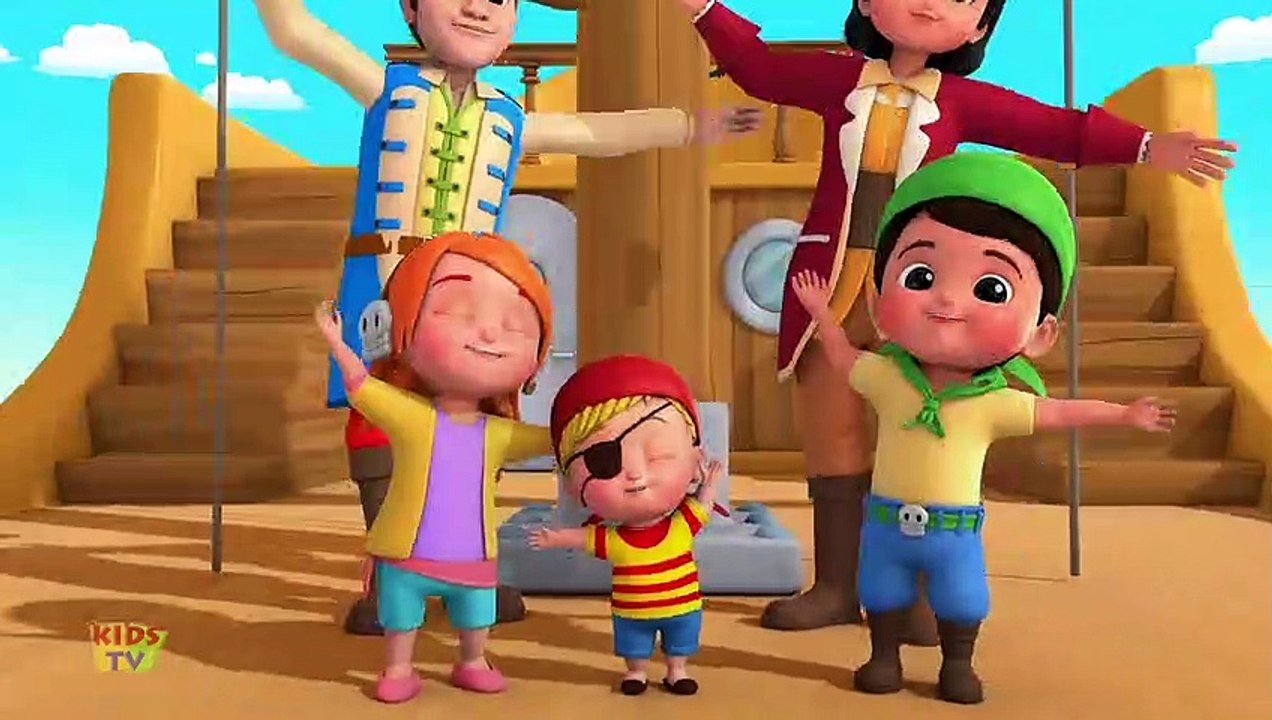 Pirate Ship - Kids Song & Baby Rhymes for Childrens - Cartoon Videos