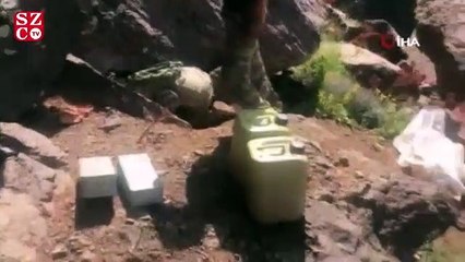 Pençe-2 Harekâtı’nda doçka silahı ile mühimmatlar ele geçirildi