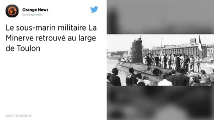 Le sous-marin La Minerve, disparu il y a 50 ans avec 52 hommes à bord, a été retrouvé au large de Toulon