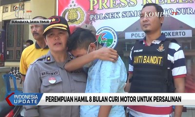 Butuh Biaya Persalinan, Perempuan Hamil 8 Bulan Curi Motor