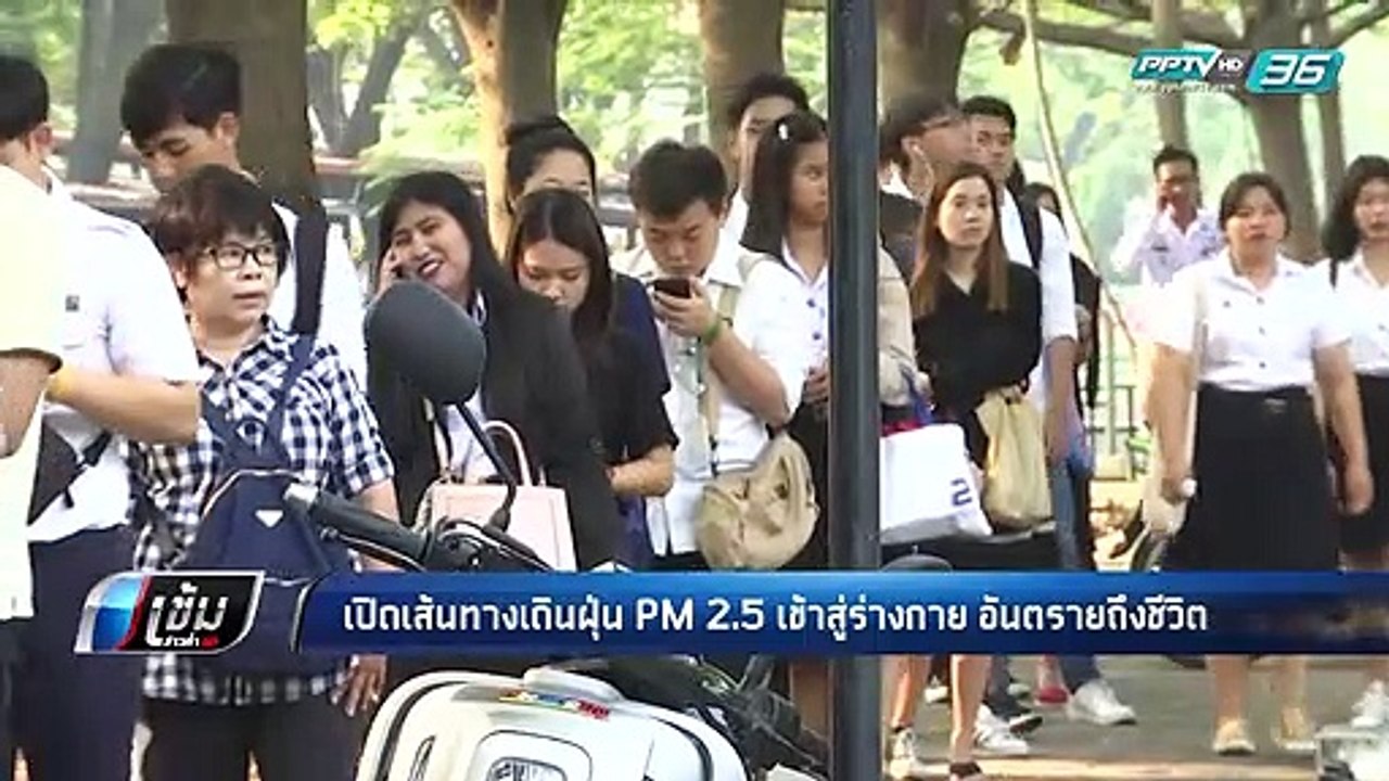 ถึงตาย !! ฝุ่นPM 2.5 หากสะสมปริมาณมาก ชี้ เด็ก-คนชรา-คนมีโรคประจำตัว กลุ่มเสี่ยง - เข้มข่าวค่ำ