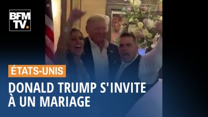 Donald Trump s'invite à un mariage dans l'un de ses clubs de golf