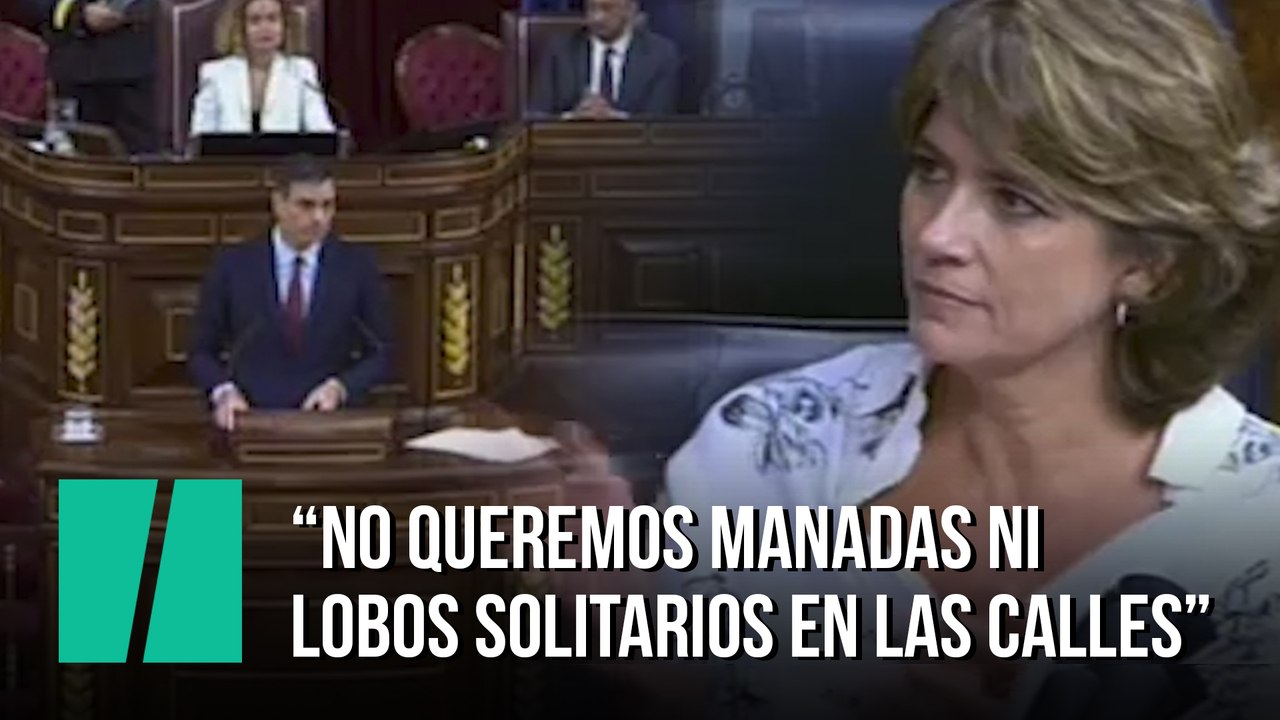 "No queremos Manadas ni lobos solitarios en las calles"