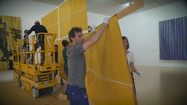 Un démontage d’exposition au Musée d’art contemporain de Lyon