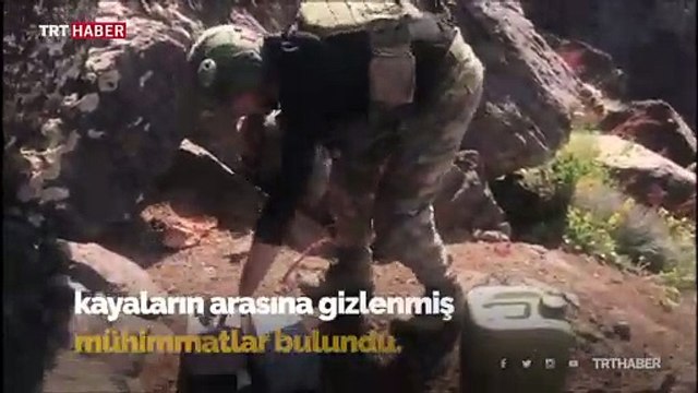 Pençe-2 Harekatı'nda ele geçirilen mühimmat imha edildi