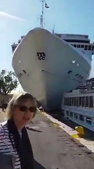 Super yacht lost its brakes