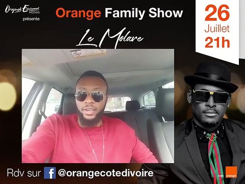 MIKE ALABI vous donne rendez-vous dans ORANGE FAMILY SHOW avec MOLARE