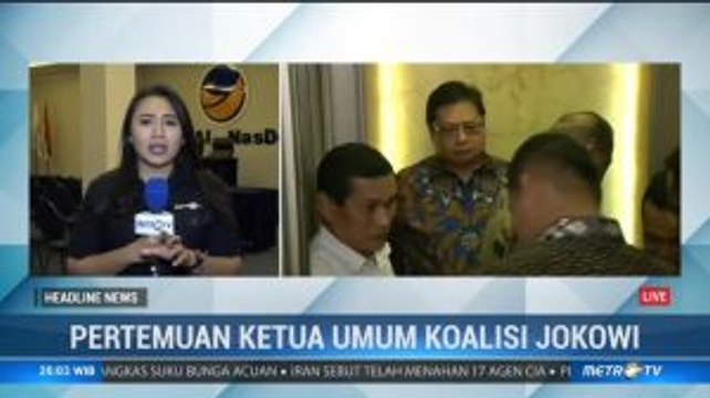 Pertemuan Empat Ketum Parpol Koalisi Jokowi-KH Ma'ruf Bahas Soliditas