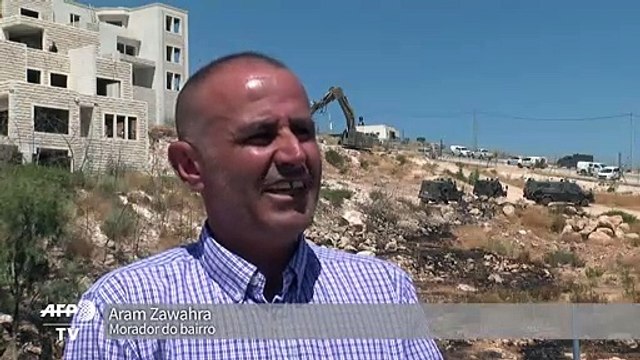 Polêmica demolição de casas palestinas
