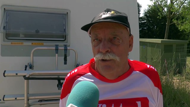 D!CI TV : les premiers camping-cars installés dans le col de la Sentinelle pour le Tour de France