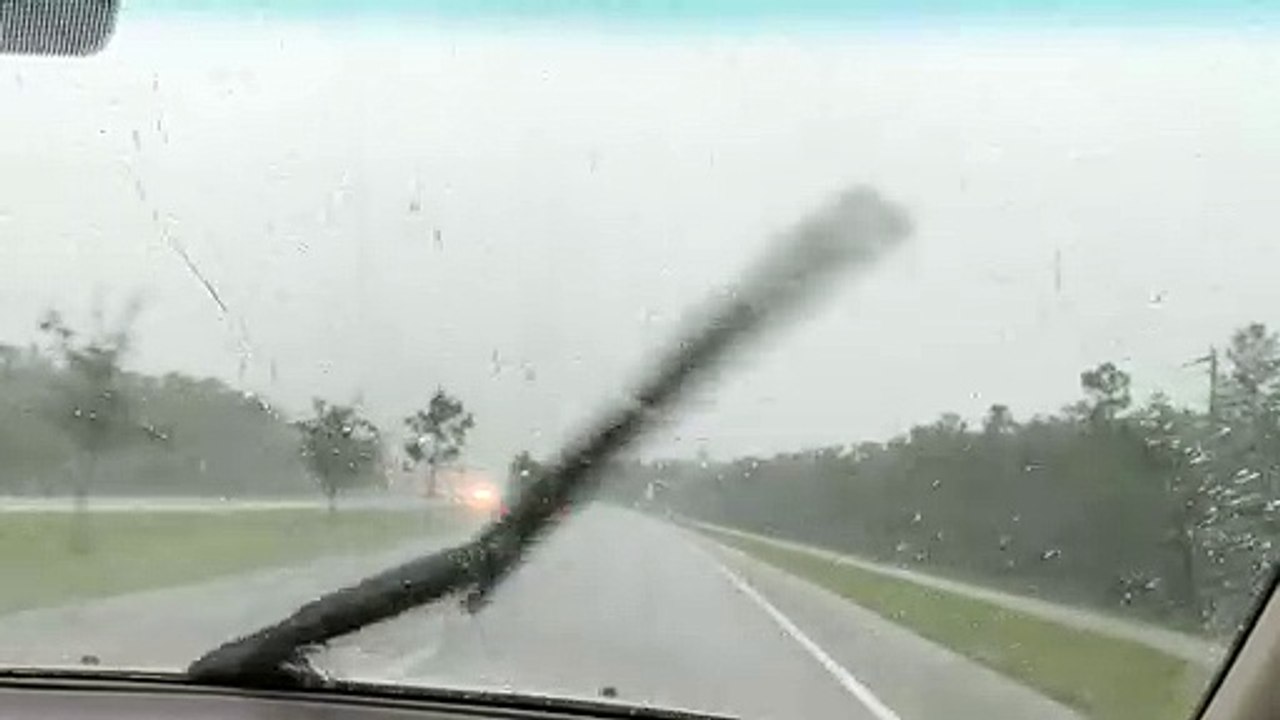 Lightning Storm Startles Drivers