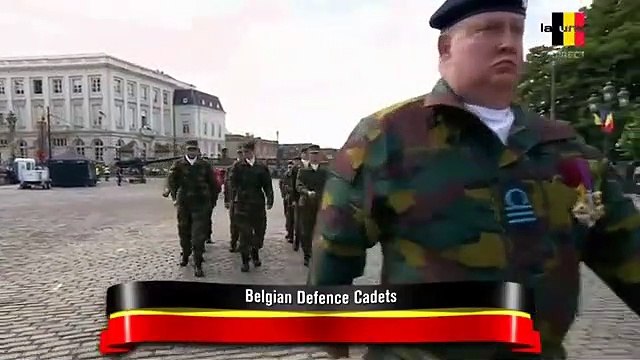 Problème de synchronisation lors du défilé de la Fête nationale belge